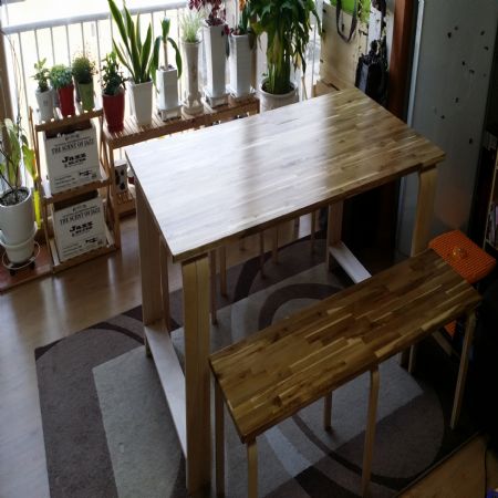 거실 6인용 식탁겸 테이블