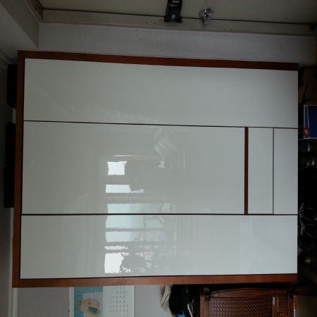 UV고광택 화이트 신발장