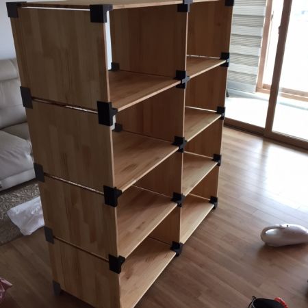 소나무(칠레산) 12mm로 만든 4단 수납장 입니다.^^