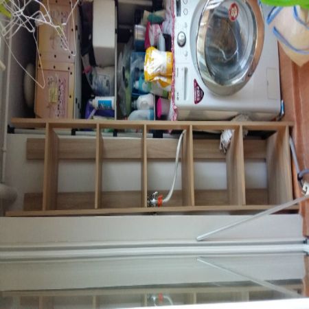 세탁기옆 자투리공간 선반, 실외기쪽 공간 수납선반 만들기