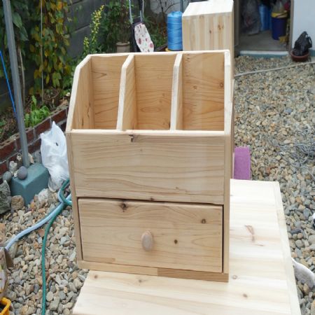 자투리 나무(삼나무 12mm)를 활용한 미니 수납장