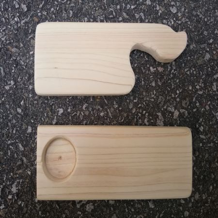 편백나무 캔들홀더