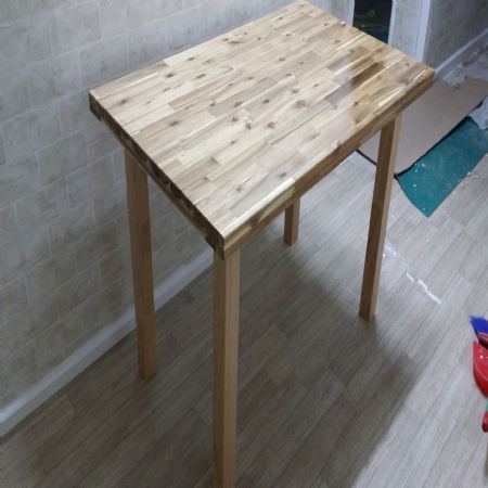 아카시아 나무 식탁 만들기