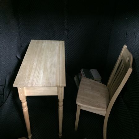 원목 책상, 의자 조립