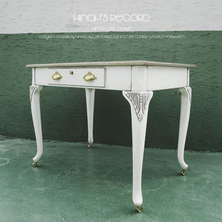 프렌치 스타일의 원목 테이블/책상 만들기.