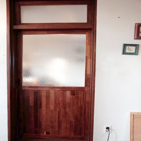 diy 멀바우 나무 방문 만들기 