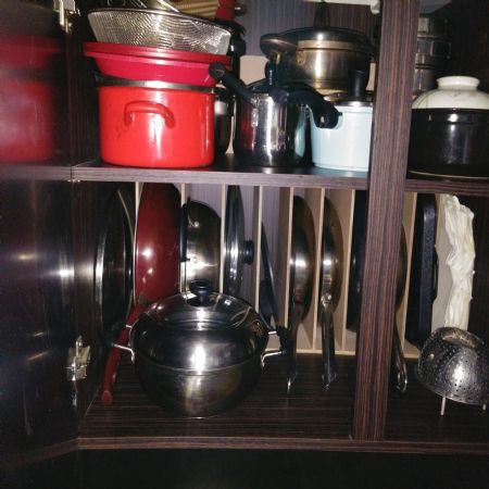 씽크대 내부 선반 개조