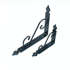 인테리어 까치발 (B1002/M) 흑색 180X220mm(칼부럭+4X30피스)