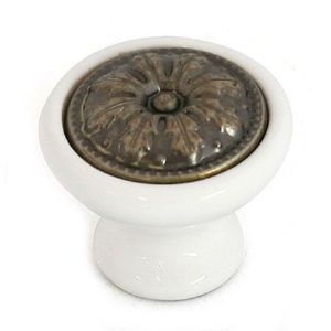 눈꽃 도자기 손잡이 6673(18mm)