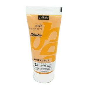 뻬베오 고점도 아크릴물감 (23) Yellow Medium Hue 100ml