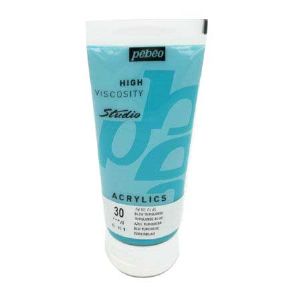 뻬베오 고점도 아크릴물감 (30) Turquoise Blue 100ml