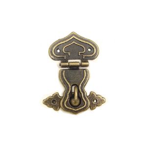 브론즈 하트키 잠금장식 (소, 63X47)