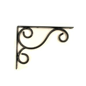 인테리어 까치발 블랙 A1 200X150X20 1개당(#3.8X38나사못)