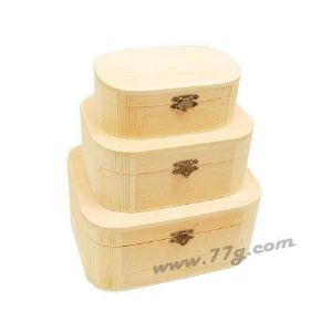 원목 둥근사각 박스 소형