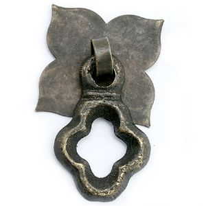 엔틱 고가구 클로버(순동) 24X40mm