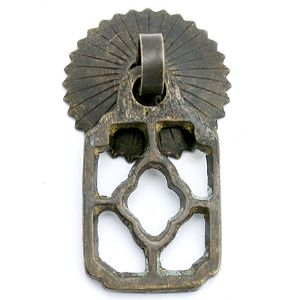 [고급]엔틱 고가구 사각 클로버손잡이 101(순동)23mm*40mm