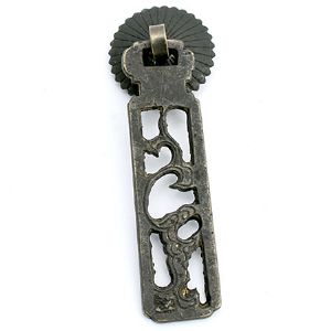 엔틱 고가구 사각 꼬리 (순동) 19X76mm