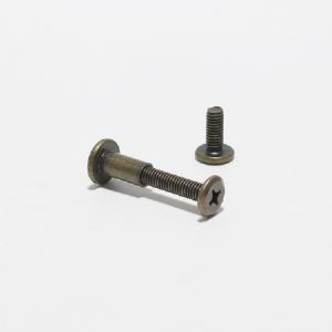 가구연결볼트 엔틱컬러 M6  길이15mm<font color='#00CC99'>(셋)</font>