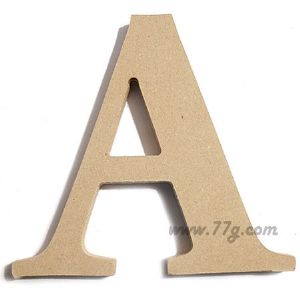 포크아트 (110x110mm) 알파벳 이니셜(initial) 영문 대문자 A(mdf 3mm)