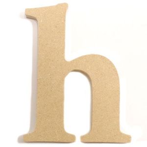 포크아트 MDF(110x110x6mm) 알파벳 이니셜(initial) 영문 소문자  h