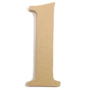 포크아트 (110x110mm) 알파벳 이니셜(initial) 영문 소문자  l(미송합판 4.8mm)