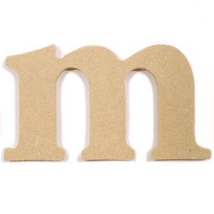포크아트 MDF(110x110x6mm) 알파벳 이니셜(initial) 영문 소문자  m