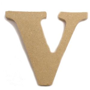 포크아트 MDF(110x110x6mm) 알파벳 이니셜(initial) 영문 소문자  v
