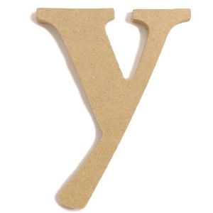 포크아트 (110x110mm) 알파벳 이니셜(initial) 영문 소문자  y(mdf 3mm)