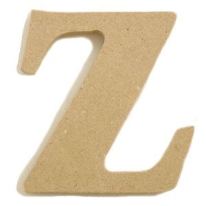 포크아트 (110x110mm) 알파벳 이니셜(initial) 영문 소문자  z(미송합판 4.8mm)