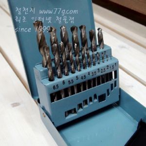 철판드릴날(기리) 19개 세트 철재함포함 수입중국