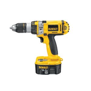 DEWALT 14.4V 13mm 충전 햄머드릴드라이버 변속, 역회전, 2.4Ah 배터리