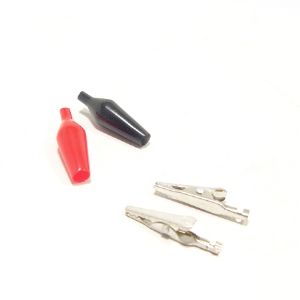 전선악어집게 흑,적색 세트