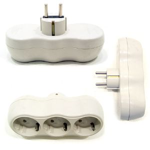 접지 멀티탭 3구(T형)