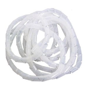 전선정리용 꽈배기 밴드(대 10mm) 백색 5m