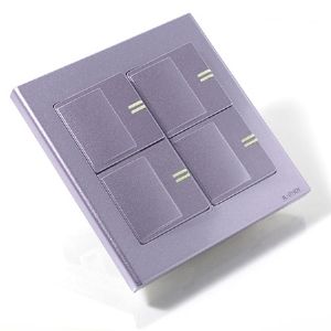 패션 스위치(바이올렛 칼라) 2개용 4구