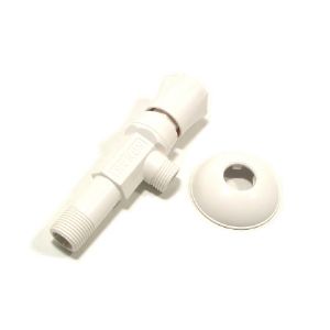 관붙이앵글밸브 화장실 벽면용 고강도플라스틱재질