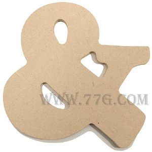 포크아트 (110x110mm) 특수문자 이니셜(initial) 엔드(mdf 3mm)