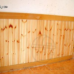 미송패널판 100mm 간격 걸레받이, 마감판(홍송 폭 90mm) 세트상품() (1800*1200)