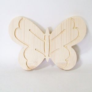 원목 나비 문양 대 손잡이 대용가능 두께(15mm)