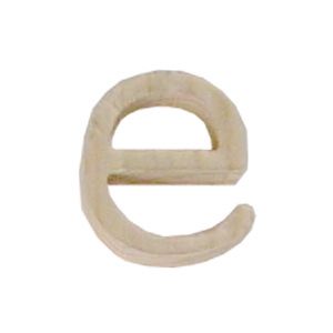 원목(100x100x14mmm) 알파벳 이니셜(initial) 영문 소문자 e(2 개)