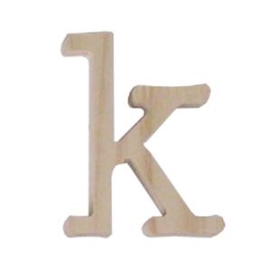 원목(100x100x14mmm) 알파벳 이니셜(initial) 영문 소문자 k