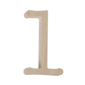 원목(100x100x14mmm) 알파벳 이니셜(initial) 영문 소문자 l(1 개)