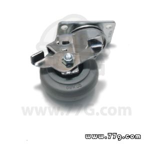 회색고무 저소음 베아링 STOP 로라 (2인치)