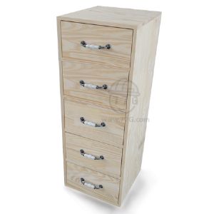 제니스 이동식 서랍장 5단(소나무) (400*765*450)(1개)