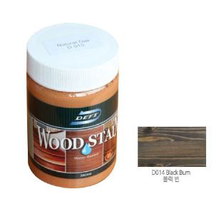 데프트 친환경 우드스테인 블랙번 D 014 250ml 
