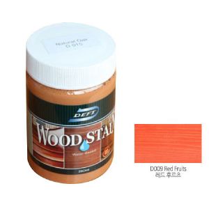 데프트 친환경 우드스테인 레드플르츄 D 009 250ml 