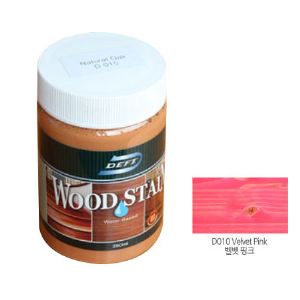 데프트 친환경 우드스테인 벨벳핑크 D 010 250ml 