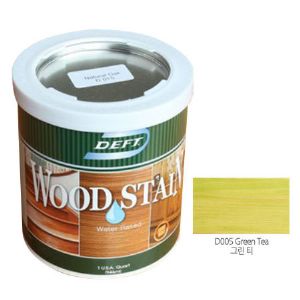 데프트 친환경 우드스테인 그린티 D 005 1QT