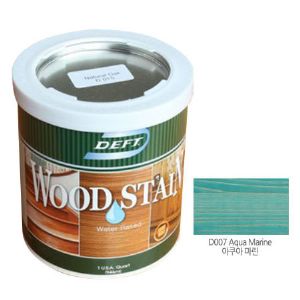데프트 친환경 우드스테인 아쿠아마린 D 007 1QT(950ml) 
