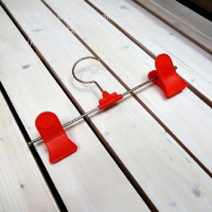 집게형 바지걸이 5개